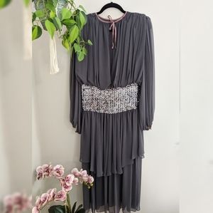 Vintage Siquence Belt Dress